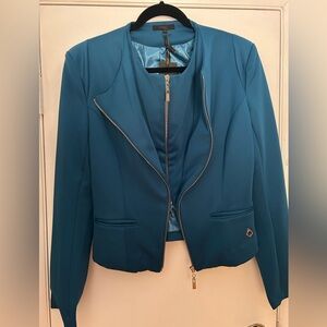 Teal Blue Tanqs Jacket